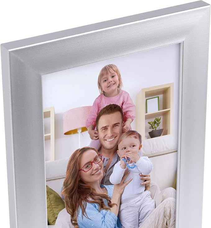 Giftgarden 4x6 Picture Frame Silver Set of 12 - Image 2
