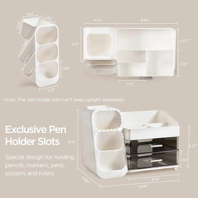 HBlife Desk Organizer with Pen Pencil Holder - Image 5