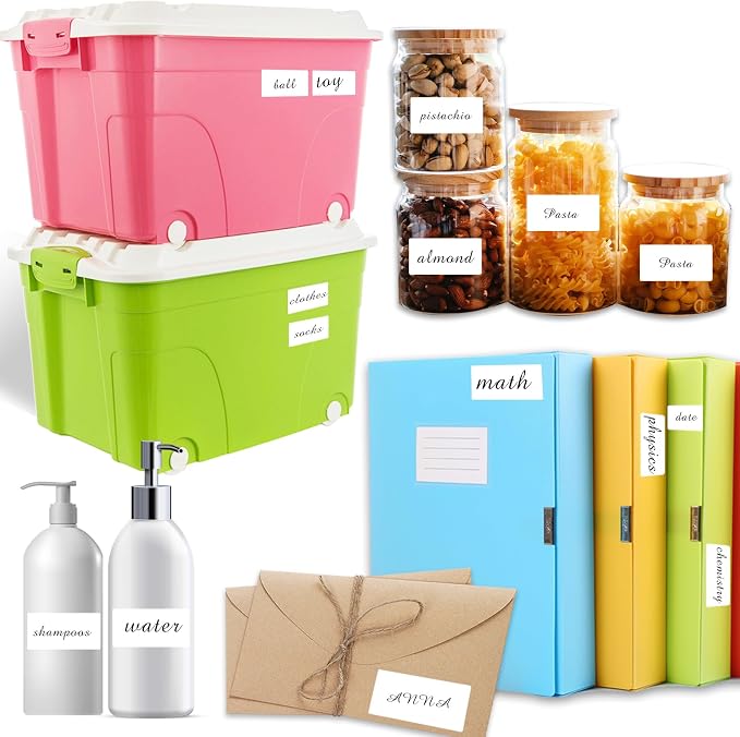 Multi-Use Removable Labels, Water/Oil/Tear Resistant/Ink Won't Smudge No Residue - Image 5