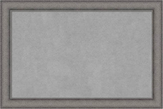 Amanti Art Grey Framed Magnetic Board 24x36 Large Vision Board by AmantiArt
