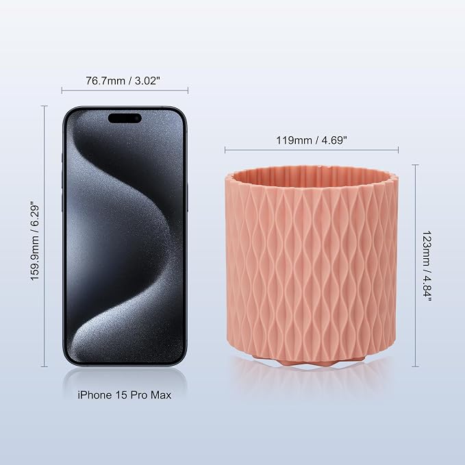 Pencil Holder - 360° Rotation, 5 Slot Desk Supplies - Image 6