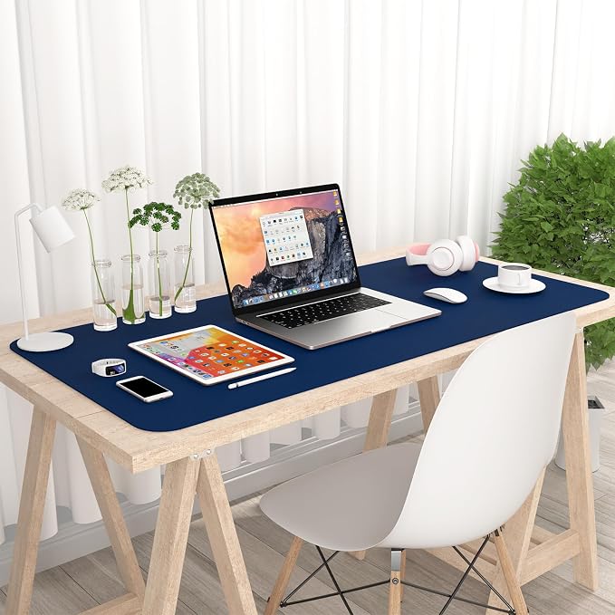Hsurbtra Desk Pad, 35.5" x 17" PU Leather Desk Mat, XXL Extended Mouse Pad - Image 7