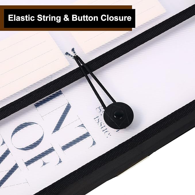 Eco-Friendly Plastic File Folders, Poly Expanding File Wallet, Expandable - Image 5