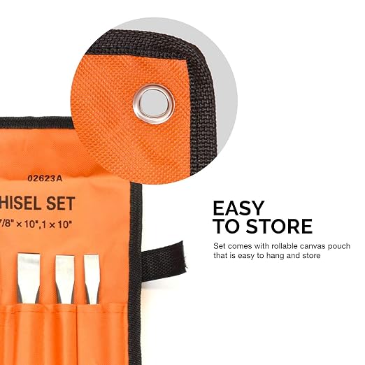 NEIKO 02623A Cold Chisel and Punch Set | 12 Piece | Cr-V Steel | Remove Pins - Image 4