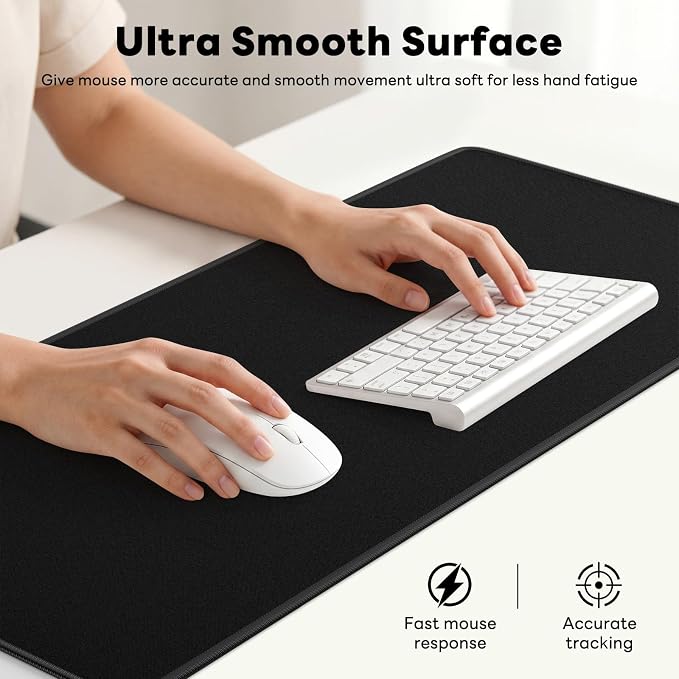 Desk Mat, Big Desk Pad, 31.5x11.8 Inches Extended Big Gaming Mouse Pad - Image 5