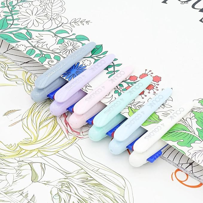 COLNK Multicolor Ballpoint Pen 0.5, 4-in-1 Colored Pens Fine Point, Ballpoint - Image 6