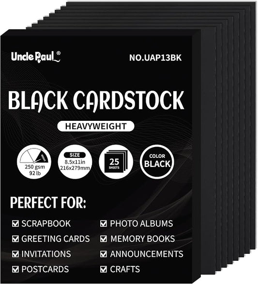 Black Cardstock by UnclePaul