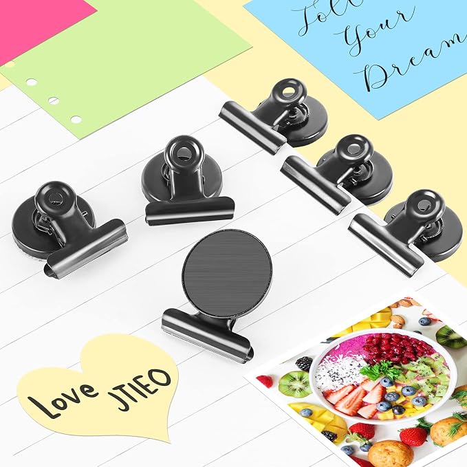 24 Pack Magnetic Clips Fridge Magnets Whiteboard Magnets, Magnet Clips - Image 4