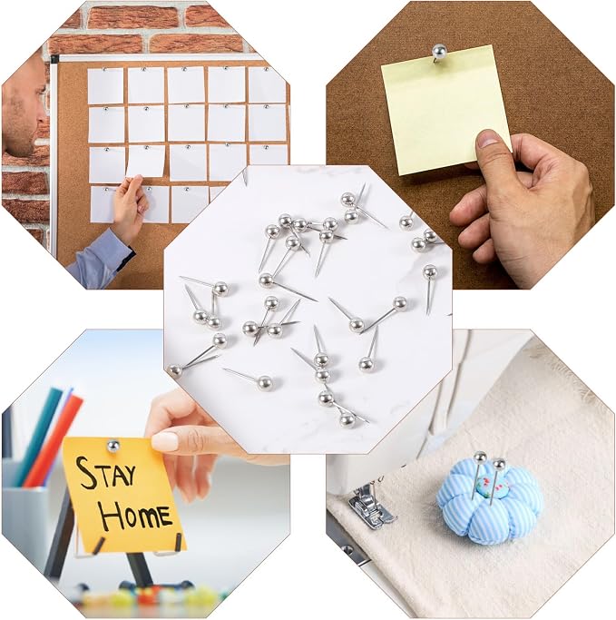 200pcs Map Push Pins, Map Tacks Round Head Map Pins - Image 7