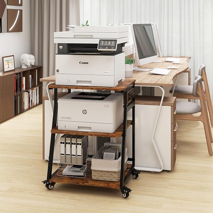 Natwind 3 Tier Large Printer Stand, - Image 8