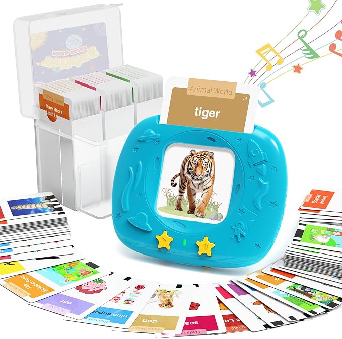 HOMESTEC Toddler Talking Flash Cards by HOMESTEC