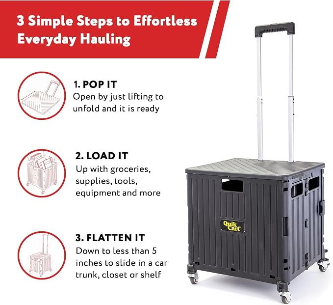 dbest Products Quik Cart 360 Rolling Crate - Image 4