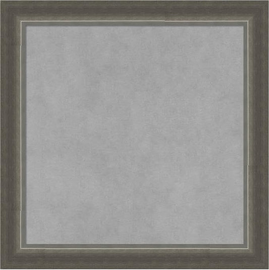 Amanti Art Silver Framed Magnetic Board 19x19 Small Vision Board by AmantiArt