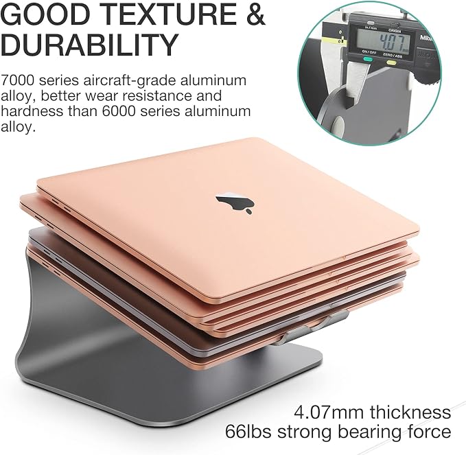 Laptop Stand Aluminum Cooling Computer Stand Holder - Image 6