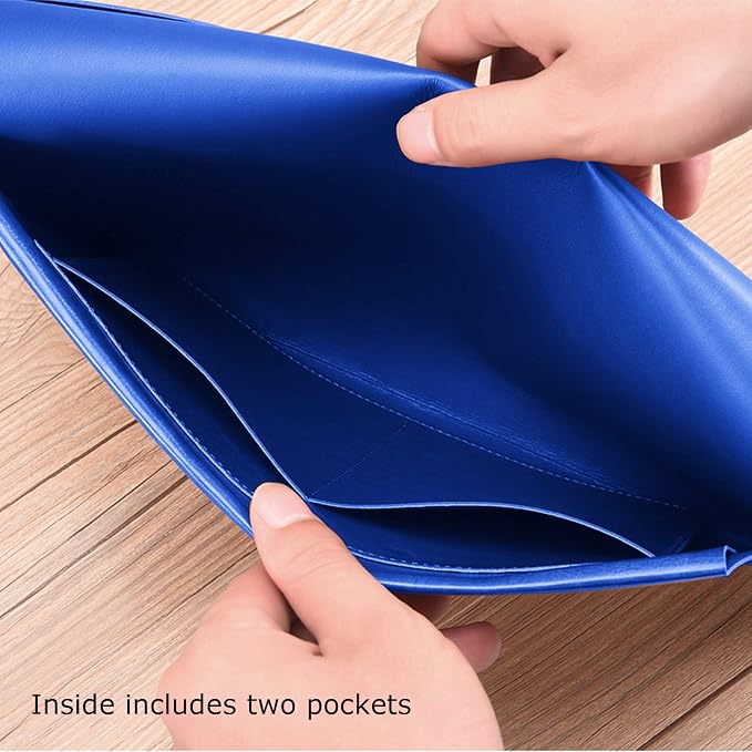 PU Leather A4 File Folder Document Holder Envelope Folder Case - Image 3