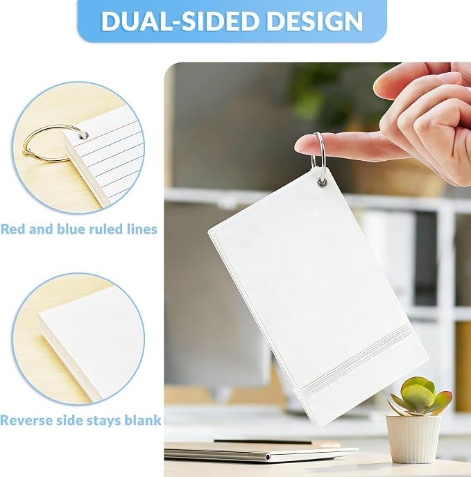 NEEWAY Heavyweight Ruled Index Cards 3x5 - Image 3