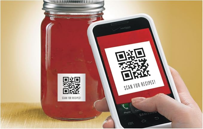 Avery Printable Square Labels, Matte White, Laser & Inkjet Compatible, 300 - Image 2