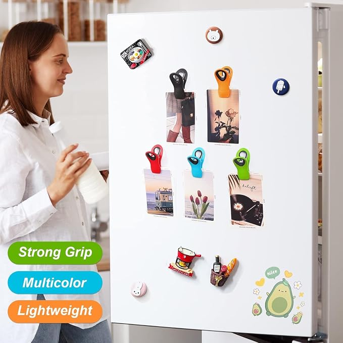 Jetmore 20 Pack Chip Clips, Bag Clips, Magnetic Clip - Image 2
