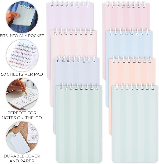 ZICOTO Aesthetic Pocket Notebooks Set Of 8 - Image 5