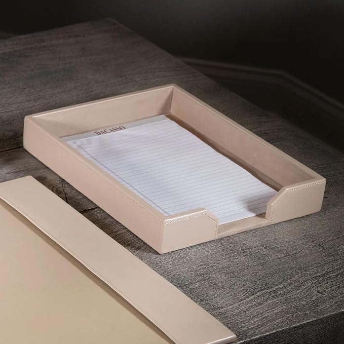 Dacasso Bonded Set Luxury Leather Desk Pad & Desk Organization Essentials - Image 8