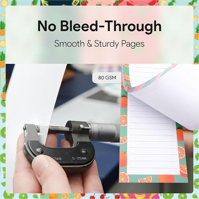 8 Magnetic Notepads – Notepads for Grocery List, Shopping List, To-Do List - Image 4