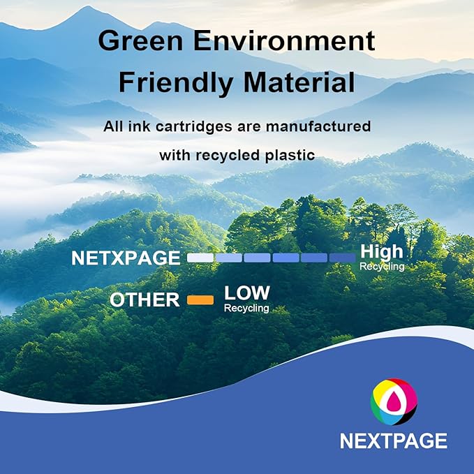 LC401XL Black Ink Cartridges High Yield Compatible for Brother LC401 XL LC401XL Black Ink Cartridges for Brother MFC-J1010DW MFC-J1012DW MFC-J1170DW Printer - 2 Pack LC401XLBK-DeskLoop Office