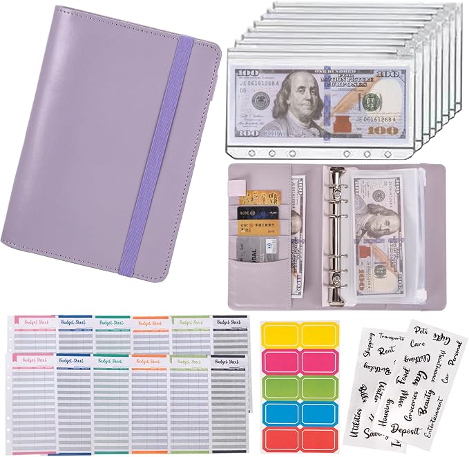 NICOOTH Budget Binder A6 Money Saving Binder by NICOOTH