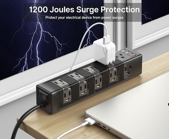 CCCEI Standing Desk Clamp Power Strip - Image 7