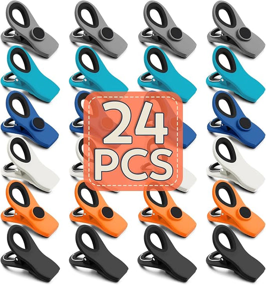FINDMAG Chip Clips Bag Clips, 24 Pack Bag Clip by FINDMAG