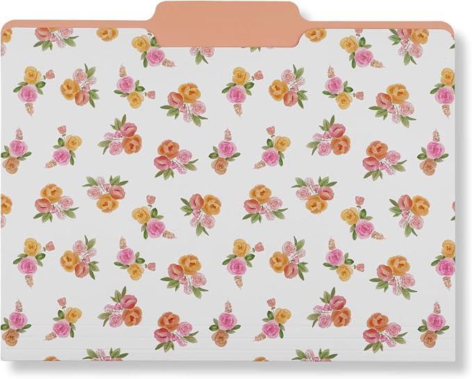 Steel Mill & Co. Set of 9 File Folders, Cute Decorative Letter Size Files - Image 8