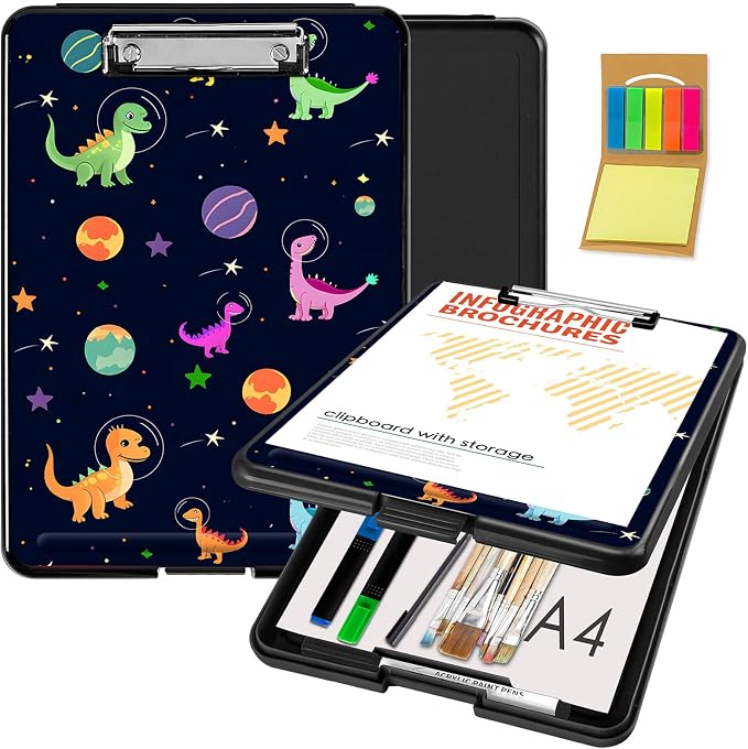 Clipboard with Storage, Office Supplies Nursing Clipboards Folder with Pen by CAPAUNVDA