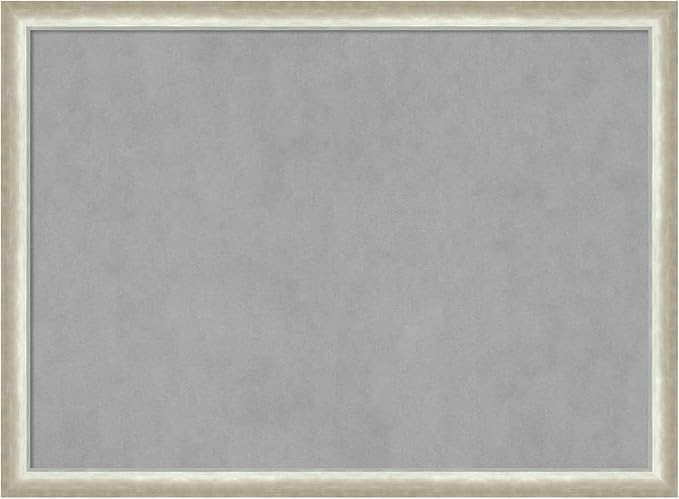 Amanti Art Silver Framed Magnetic Board 22x30 Medium Vision Board by AmantiArt