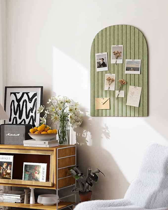 Large Arched Felt Bulletin Board 24"x16" - Image 6