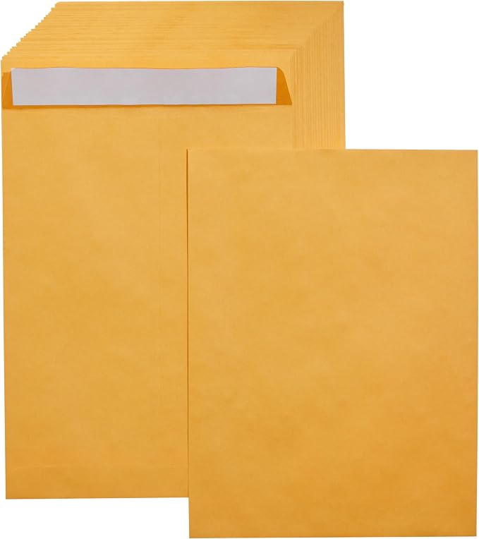 Amazon Basics Catalog Mailing Envelopes, Peel and Seal by AmazonBasics
