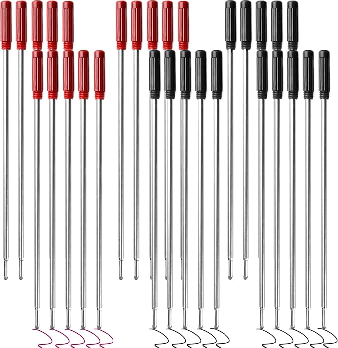 0.7 mm Ballpoint Ink Twist Pen Refills, Stationery Compatible by Yenovo