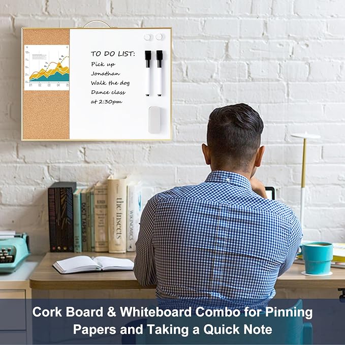 Small Cork Board Whiteboard Combo - Image 6