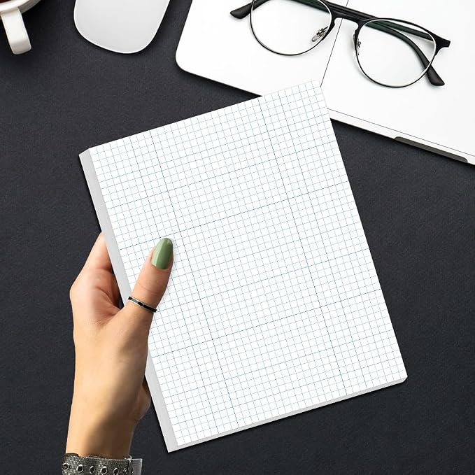 Graph Paper - A4 Unpunched Grid Paper, 100Sheets / 200Pages Double Sided - Image 5