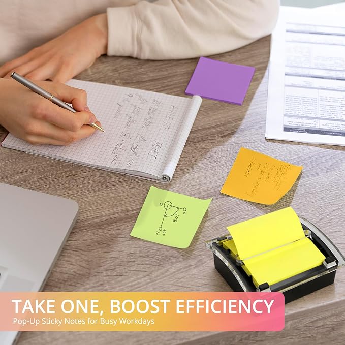 Pop Up Sticky Notes, 3x3 Inches Refills - Image 3