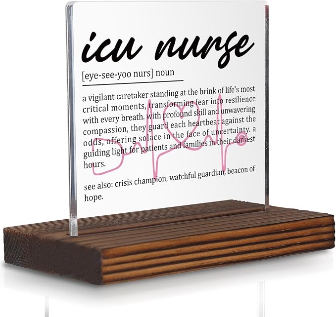 ICU Nurse Gifts, Thank You Appreciation Gifts by Pariveca