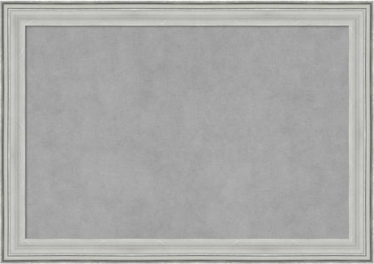 Amanti Art Silver Framed Magnetic Board 19x27 Medium Vision Board by AmantiArt