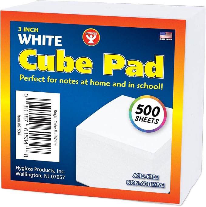 Hygloss Note Paper Cube - Image 4