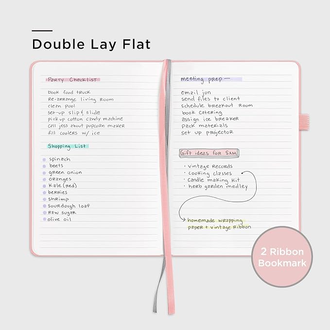 &And Per Se Lined Hardcover Notebook – A5 5.7"x8" College Ruled, 160 Pages - Image 4