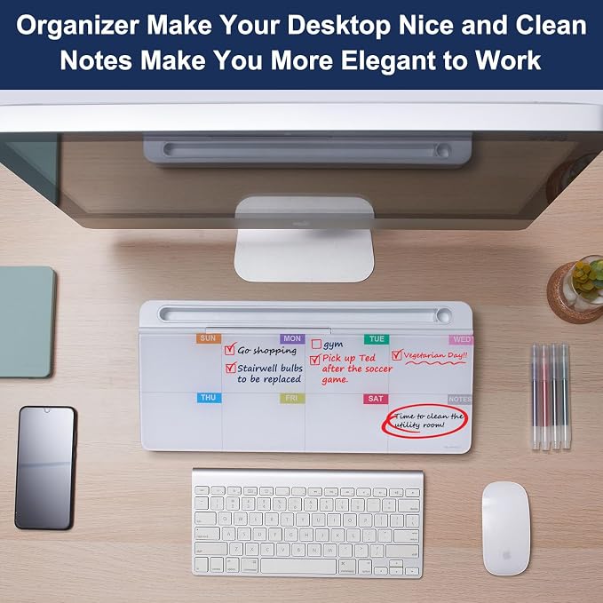 TSJ OFFICE Whiteboard Weekly Dry-Erase-Board - Image 8