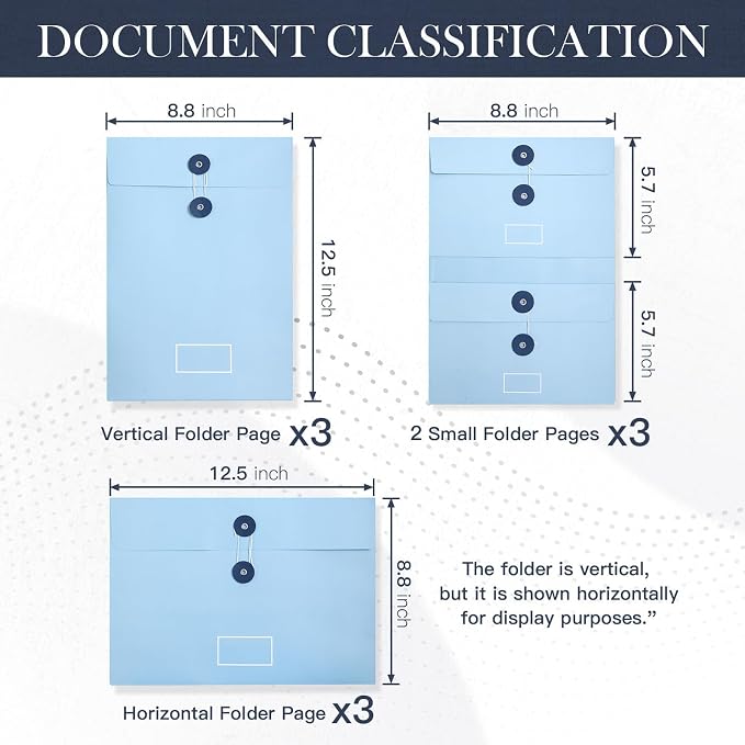 Important Document Organizer Personal Binder Organizer - Image 2