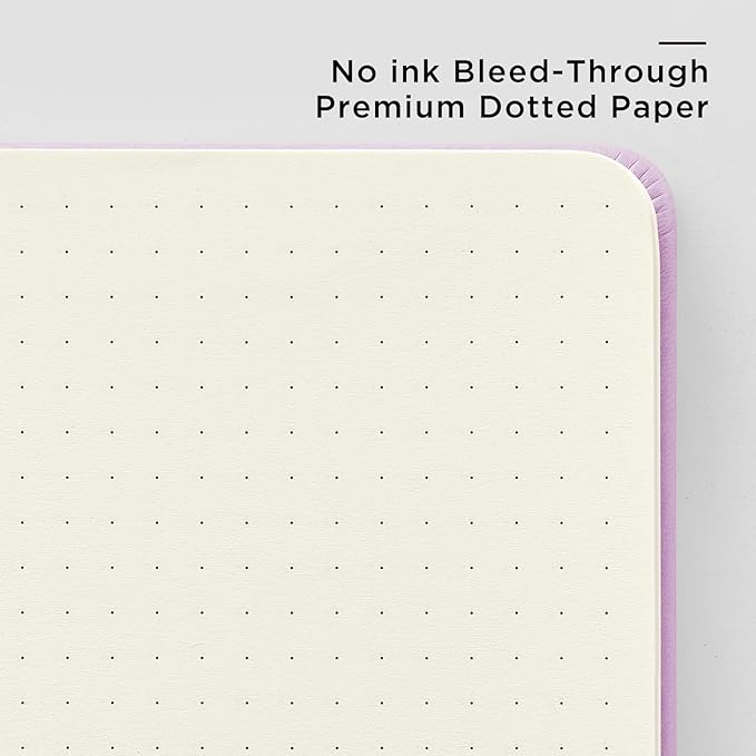 &And Per Se Dotted Journal Notebook, A5 Hardcover Aesthetic Dotted Notebook – - Image 5