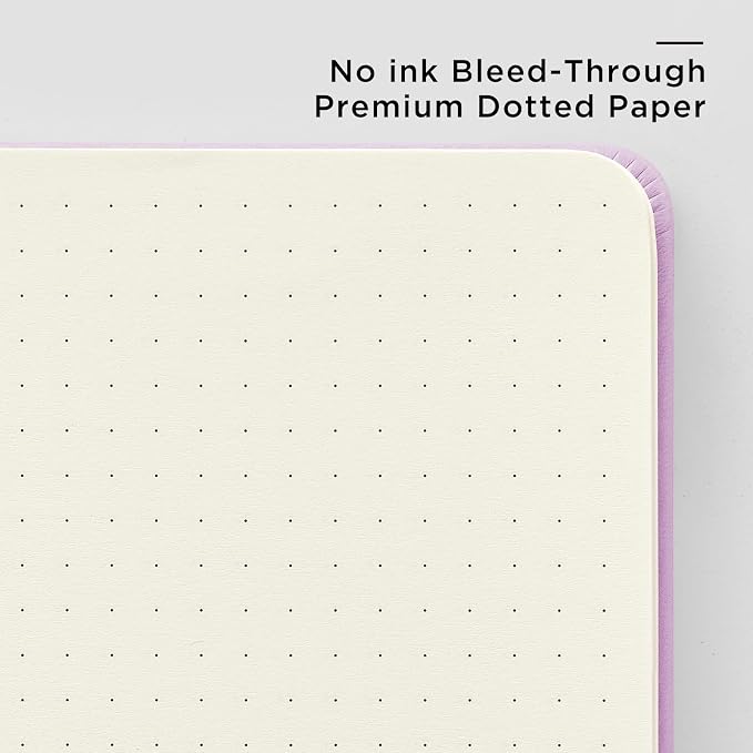 &And Per Se Dotted Journal Notebook, A5 Hardcover Leather Dotted Journal - Image 5