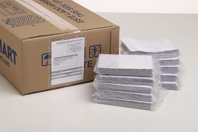 1000 Units, 4.5"x5.5" Clear Packing List Shipping Pouches – Heavy Duty by USPACKSMART