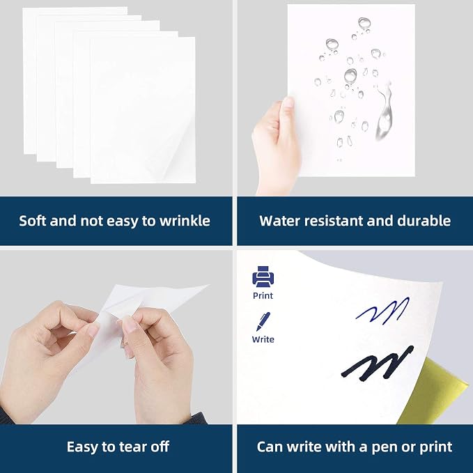 100 Sheets 1400 Labels 4" x1-1/3 14 Up Mailing Address Labels Stickers - Image 4
