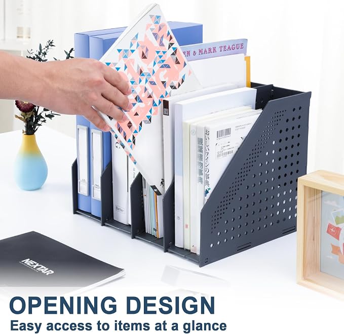 FRETONBA Collapsible Magazine File Holder - Image 2