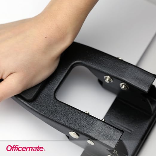 Officemate 2-Hole Padded Punch, Medium Duty, 50-Sheet Capacity, Ergonomic - Image 7